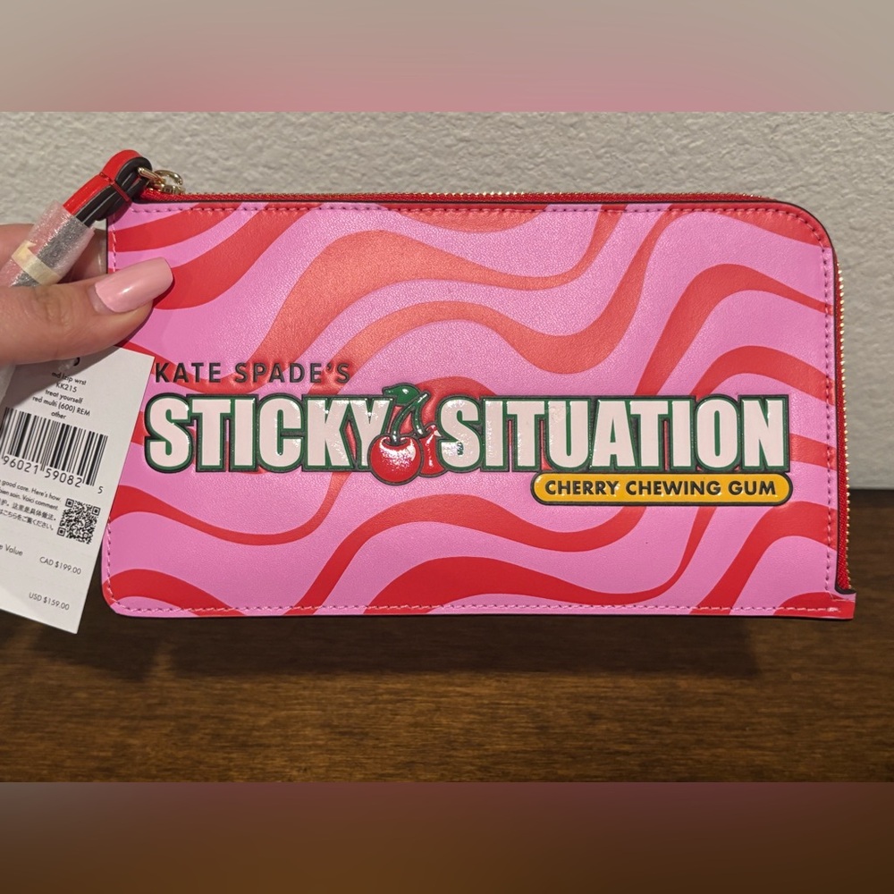 Kate Spade Sticky Situation Wristlet NWT - Picture 3 of 8